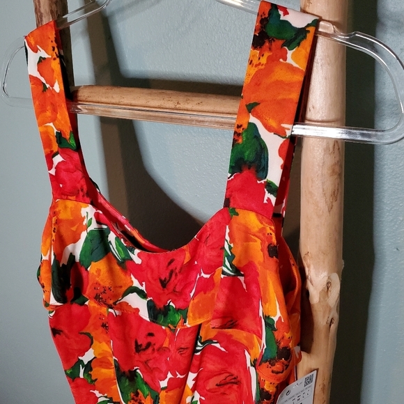 NWT Zara floral top size L - Picture 6 of 7